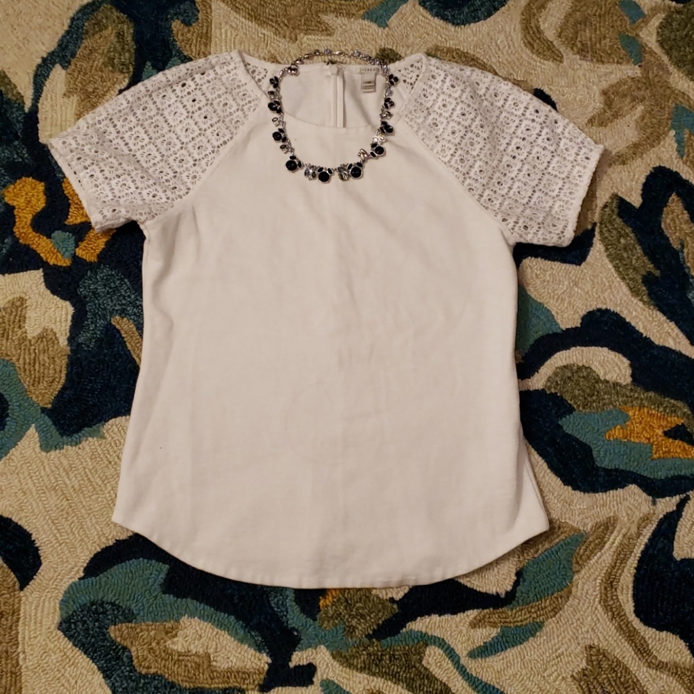 J. Crew Blouse short sleeve XS